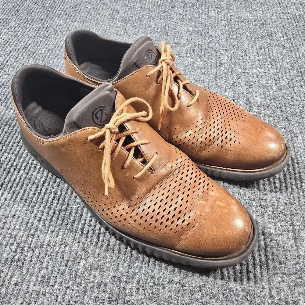 Cole Haan Shoes Mens Size 13 Original Grand‎ Perforated Leather Oxford C25351